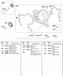 Gear Housing Governor Gear Diagram and Parts List for 581447-0375-E2  Briggs and Stratton Engine